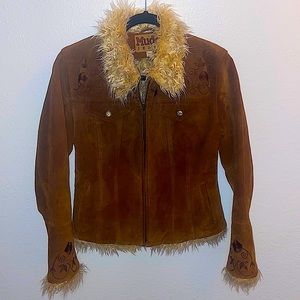 Retro Mudd Genuine Leather Jacket Size M